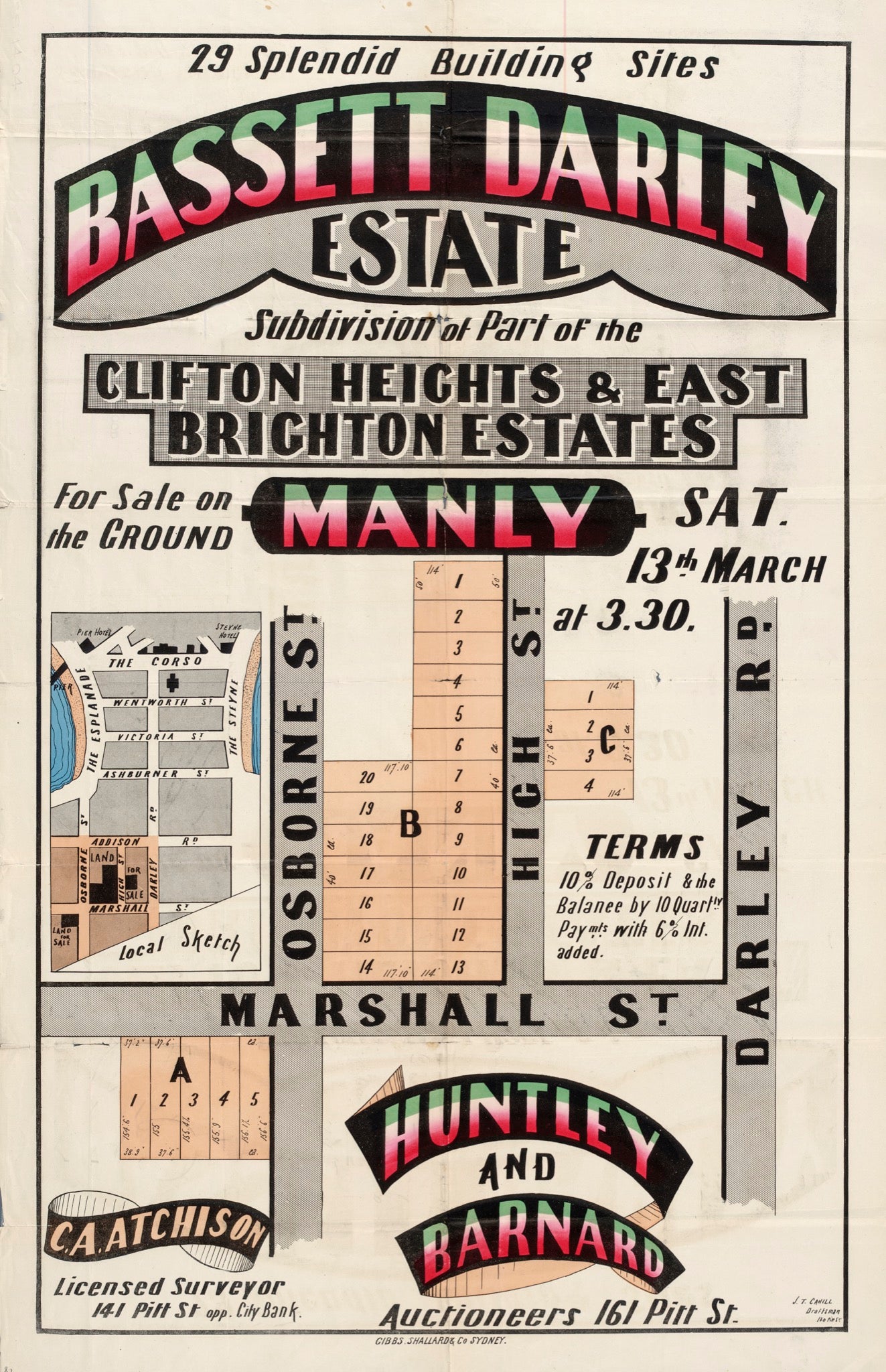 Bassett Darley Estate - Manly, 1900