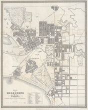 Load image into Gallery viewer, Plan of Melbourne &amp; its Suburbs, compiled from the Government maps.