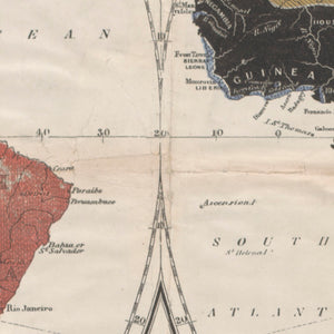 The Pictorial Missionary Map of the World