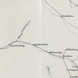 Map Shewing the Roads & Distances in New South Wales