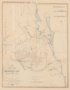 Map of Moreton Bay