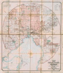 Map of the Settled District of Melbourne